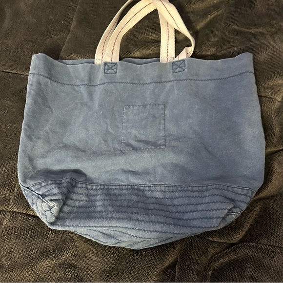 Y2K Hollister Blue Tote with Classic Red Bird Logo - Picture 5 of 7